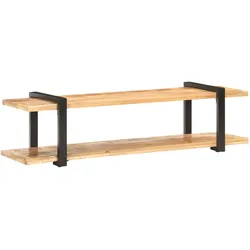 Helloshop26 - Multimedia-TV-Ständer TV-Regal TV-Schrank Esszimmer Wohnzimmer Schlafzimmer 160 x 40 x 40 cm massives unbehandeltes 02_0026073