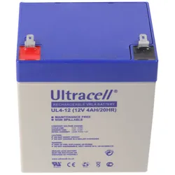 Ultracell UL4-12 12V 4Ah Bleiakku AGM Blei Gel Akku