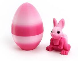 Uplifted Goods Architectural 3D Printed Easter Rabbit Figurine e