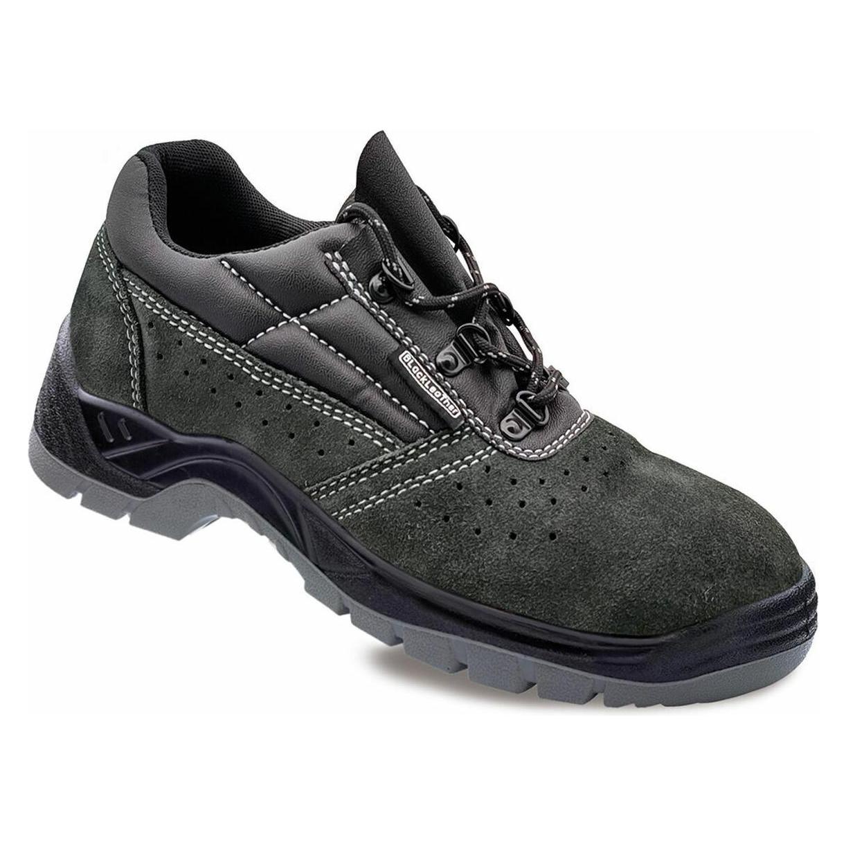 Pyramid Sicherheits-Schuhe S1P SRC - Spaltleder Dunkelgrau - Unisex (S1P, 41) (45296557)