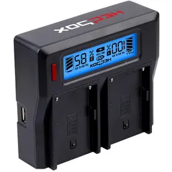 Hedbox RP-DC50 (Kamera Akku Ladegerät), Kamera Stromversorgung, Schwarz