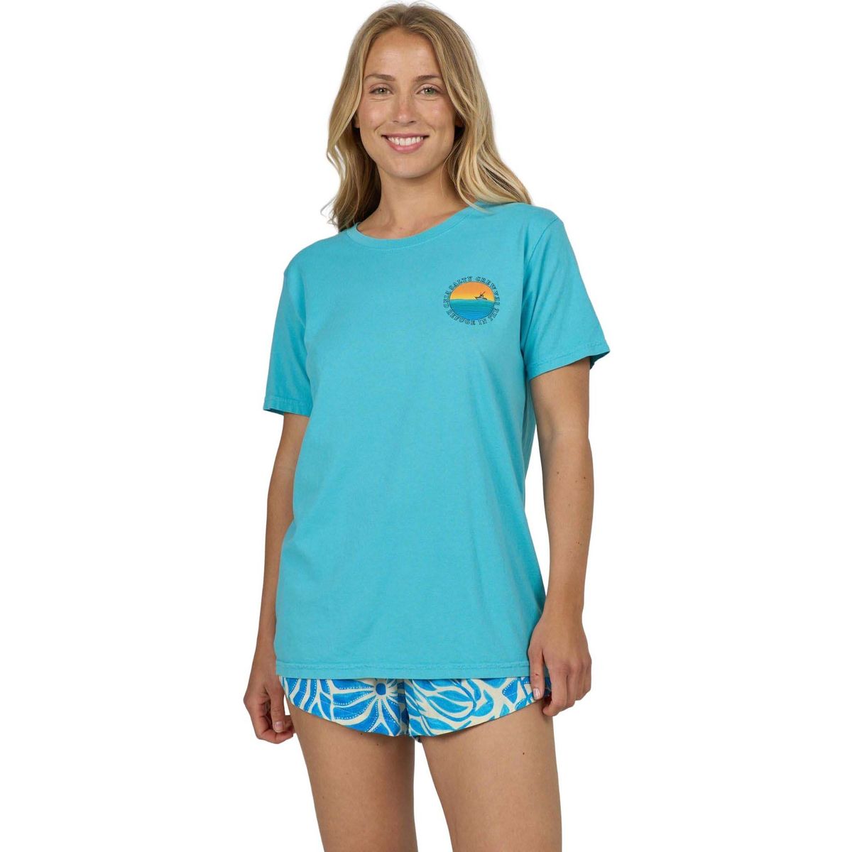 Salty Crew Sunset B.F. Tee turquoise (TURQ) S 25035051W-TURQ-S