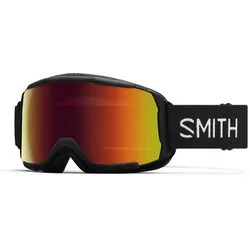 SMITH GROM Schneebrille 2026 black/red sol-x mirror
