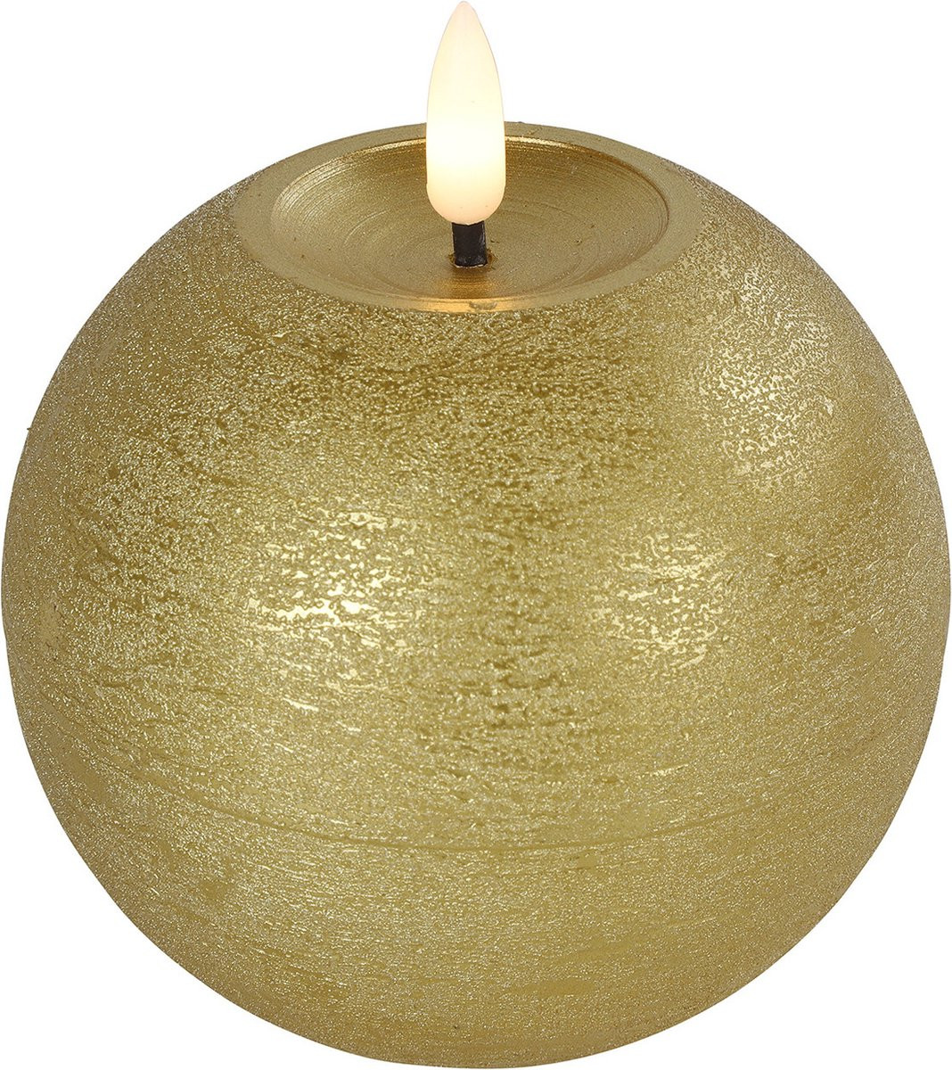 Countryfield Lyon LED bolkaars - Goud - Warm wit - B10 x H11 cm