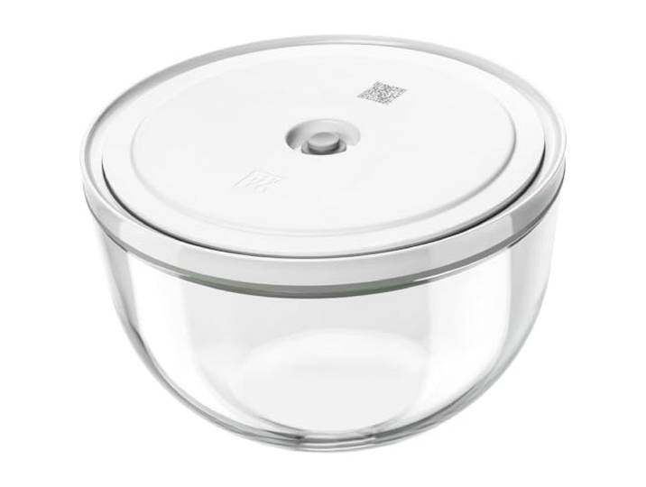 ZWILLING Z1030-842 Fresh & Save Vakuum-Aufbewahrungsschüssel, L 9,4 Zoll (24 cm), Glasschale, groß, luftdicht, Deckel, hitzebeständig, Glas, Vakuum-Aufbewahrungsbehälter