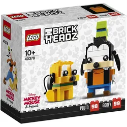 LEGO Disney - Goofy & Pluto (40378, LEGO Brickheadz, LEGO Seltene Sets)