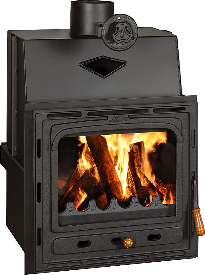 Kamineinsatz PRITY CM | 13,5 kW | A Effizienz | Ø150 mm | Gusseisentür | Kompakt & Robust