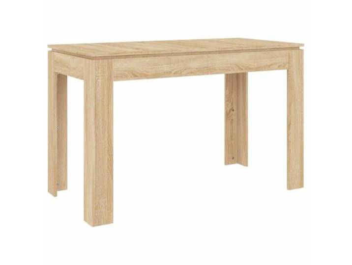 GPUTYGHN Esstisch Sonoma-Eiche 120x60x76 cm Holzwerkstoff Klare Linien, schlichte Eleganz, für Esszimmer und Küche, einfache Montage, Reinigung mit feuchtem Tuch