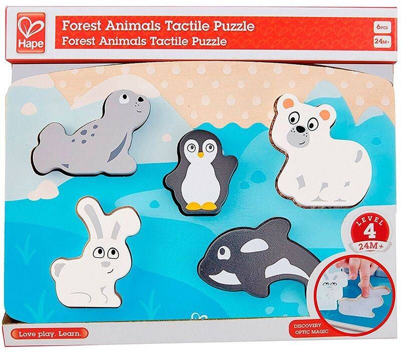 Puzzle Tactile Animaux Polaire - Hape