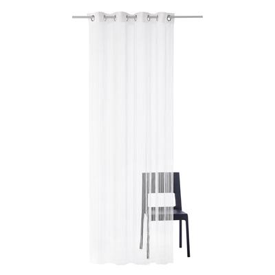 Fadenvorhang WECKBRODT "Leon, 1 Stück, Ösen, transparent, Fadengardine, Insektenschutz" Gr. 1, weiß, B:98cm H:240cm, Polyester, Gardinen, Fadengardine, Insektenschutz, transparent, kürzbar, Store