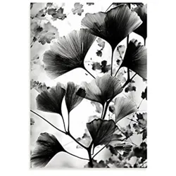 POSTER Vintage Gingko A4 Rahmenlos
