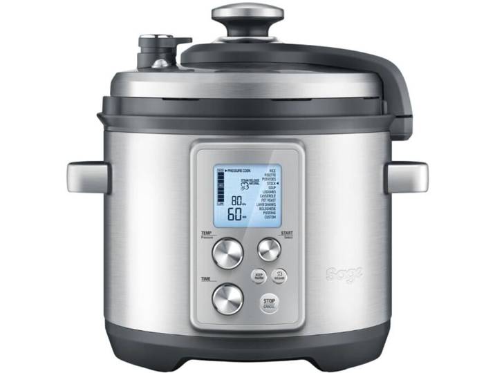 Multicooker Sage the Fast Slow Pro 6 l - Farbe: silber - Multikocher