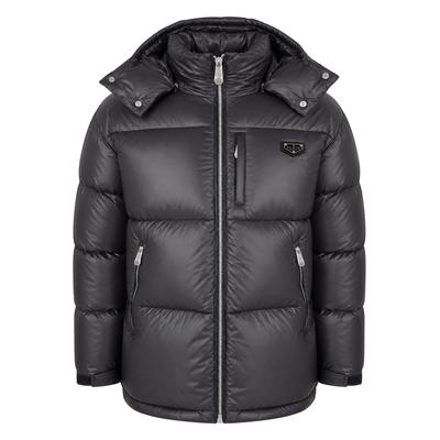 Blouson PHILIPP PLEIN "Bomberjacke", Herren, Gr. S, 02, schwarz, Stoff: 100% Polyamid. Futter: 100% Polyamid. Füllung: 100% Polyester, Jacken Blouson