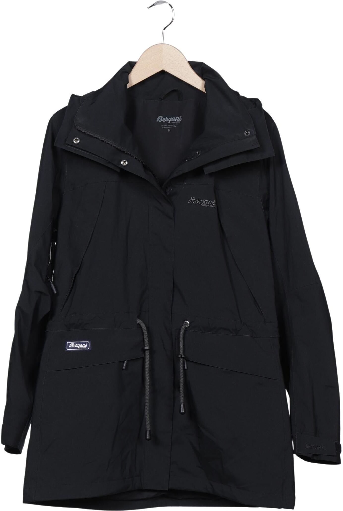 Bergans of Norway Damen Mantel, Schwarz, Gr. M, Tex / Membran / Synthetik - Second Hand