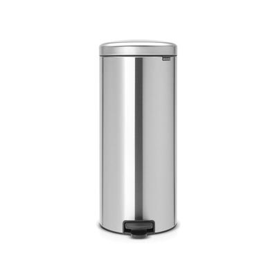 Brabantia Treteimer Icon, Mülleimer, Abfalleimer, Abfallbehälter, Matt Steel, 30 L, 114380