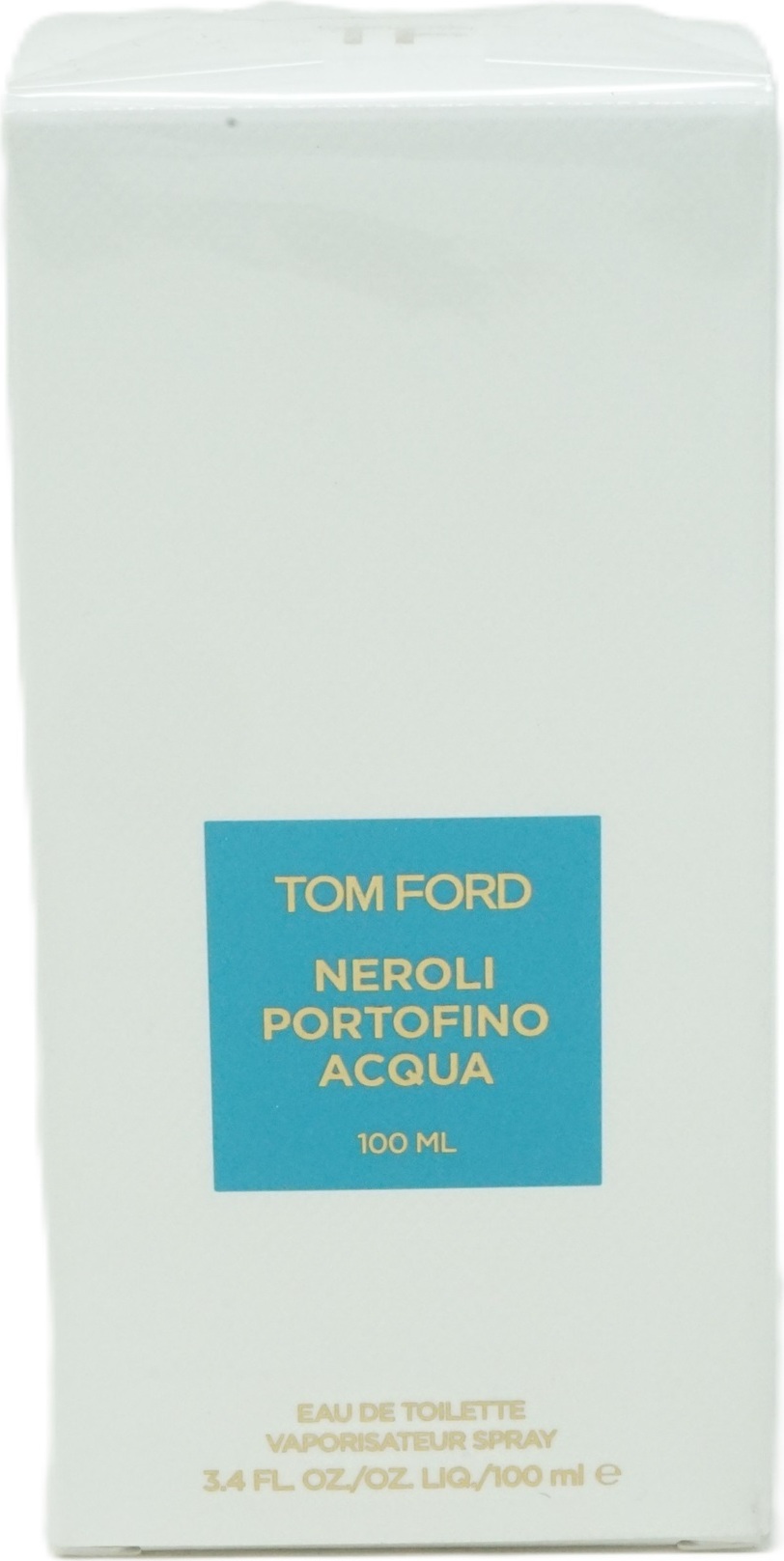TOM FORD Neroli Portofino Acqua, Unisex, 100 ml, Nicht nachfüllbare Flasche, Bergamotte, Zitrone, Petitgrain, Neroli, Orangenblüte, Bernstein, Weißer Moschus