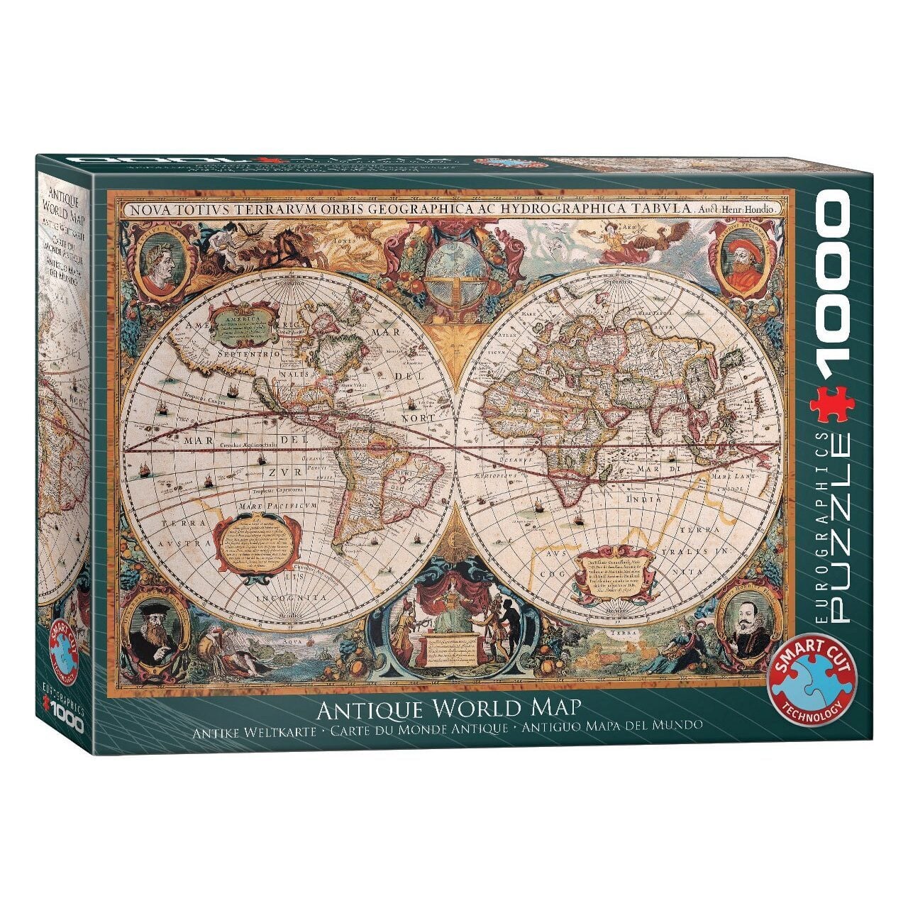 Eurographics Puzzel 1000 stukjes - Orbis Geographica: Oude wereldkaart