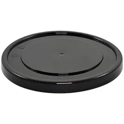 VASCELLA Schwarze PP-Deckel für Canelia-Salatschalen ø 12 cm (200 Einheiten)
