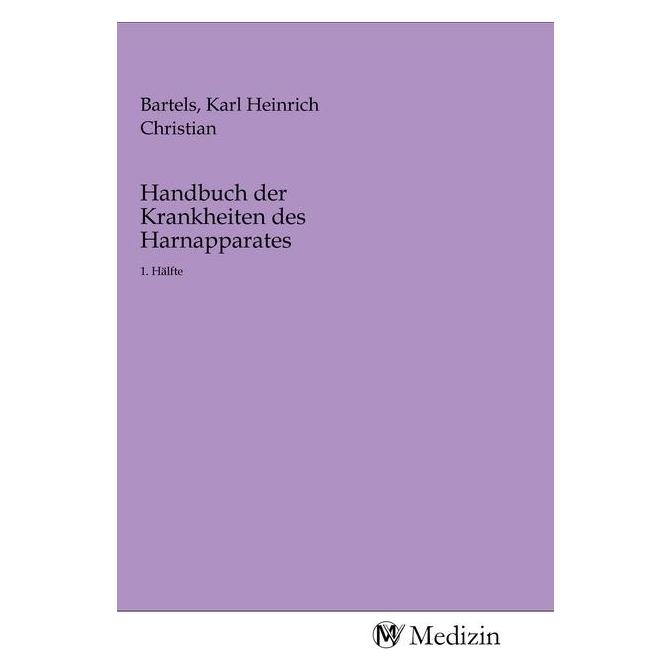 MV-Medizin Handbuch der Krankheiten des Harnapparates (Softcover) (56144859)
