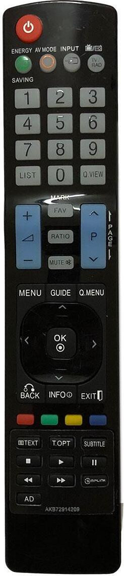azurano afstandsbediening voor LG AKB72914209