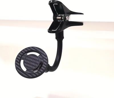 Market Central Magnetic Phone Holder Clip Stand With Rotation For Desk And Online Learning Magnetic Phone Holder Clip Stand With Rotation For Desk And Online Learning