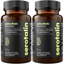serotalin Active Brain Genius Focus1 - 2 x 60 Kapseln
