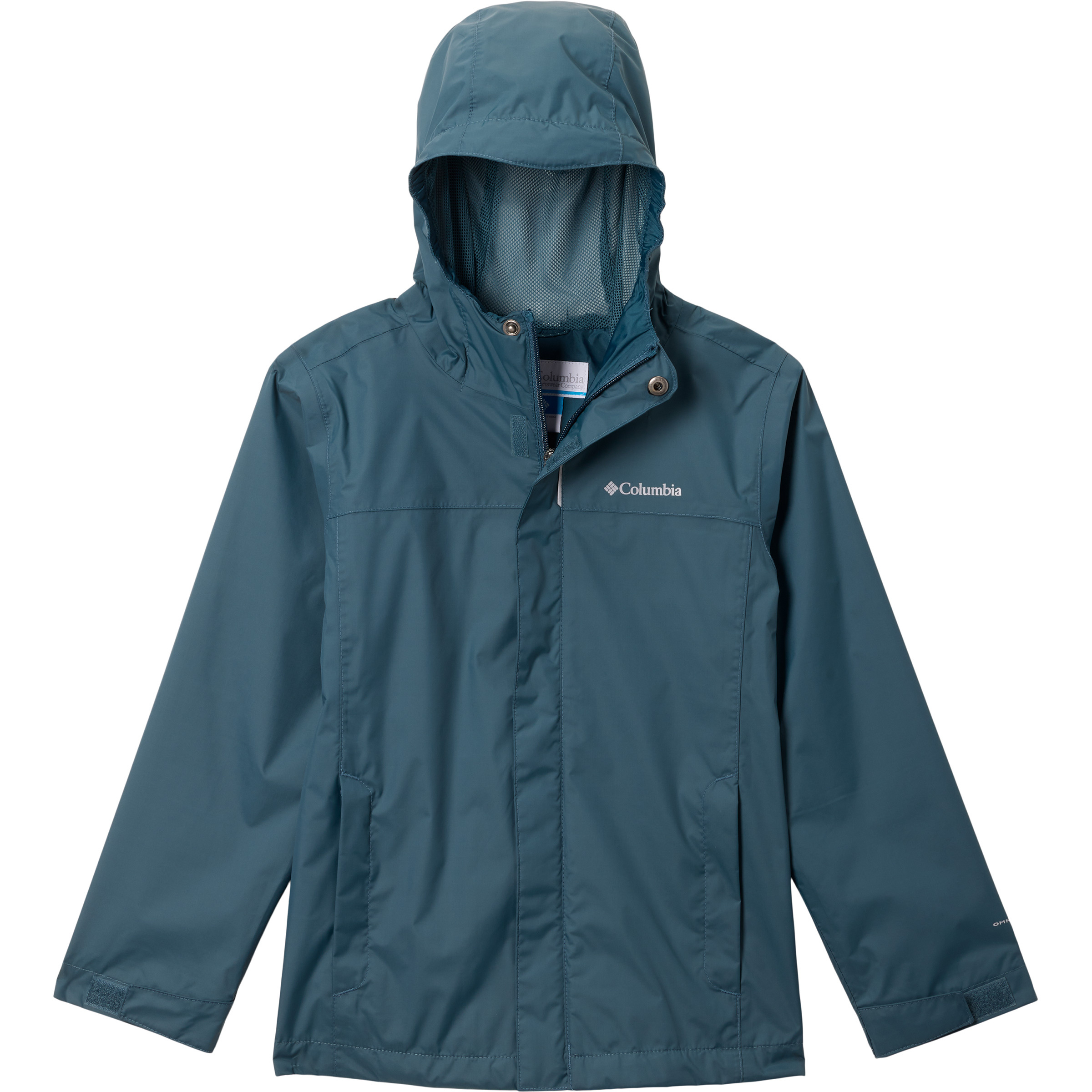 Columbia Watertight II Kinder Regenjacke blau Größe 168 Camping Wasserdicht