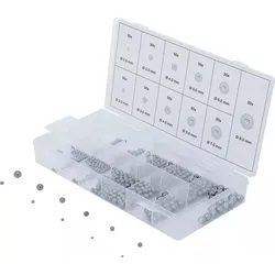BGS 6853 Sortiment Stahlkugeln 470 teilig Durchmesser Ø 2,0 - 8,0mm