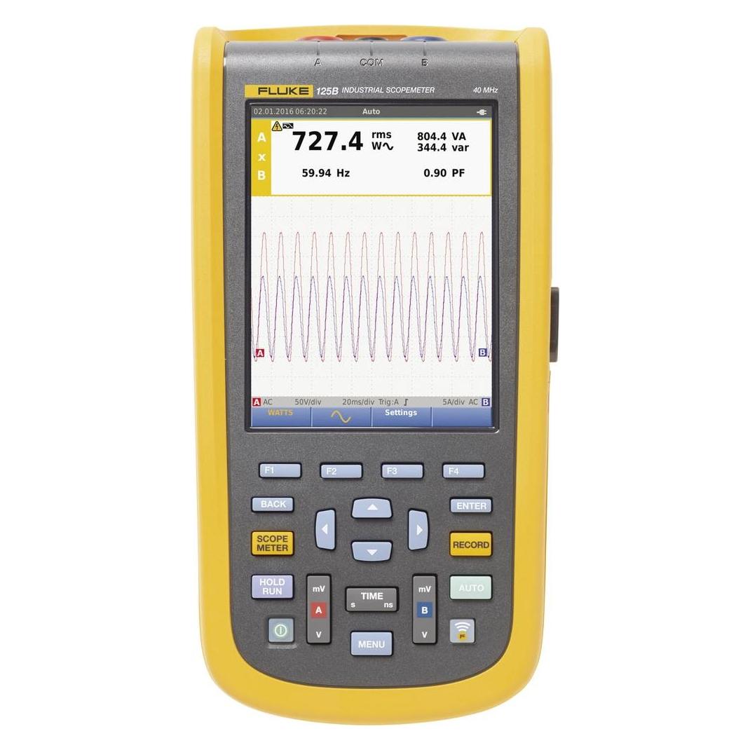 Fluke Hand-Oszilloskop (Scope-Meter) 125B/EU 4 (CAT III 600V, CAT IV 600V, Oszilloskop) (4755818)