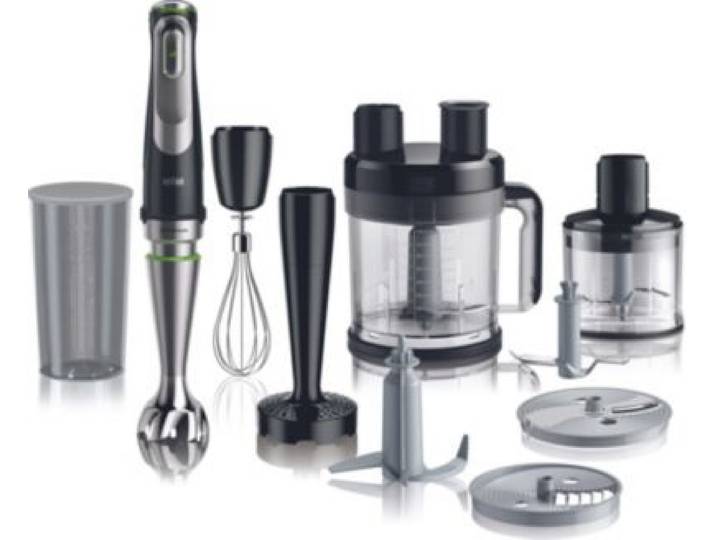 Braun - Mixeur Mq9187xli Multiquick 9 Noir Et Gris 8 Accessoires