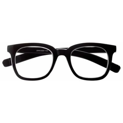 Lesebrille JOHN, schwarz, +2.00 dpt