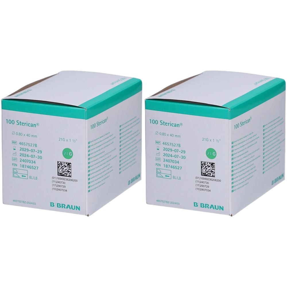 Sterican 21G 40Mm x2 2x100 St Kanüle