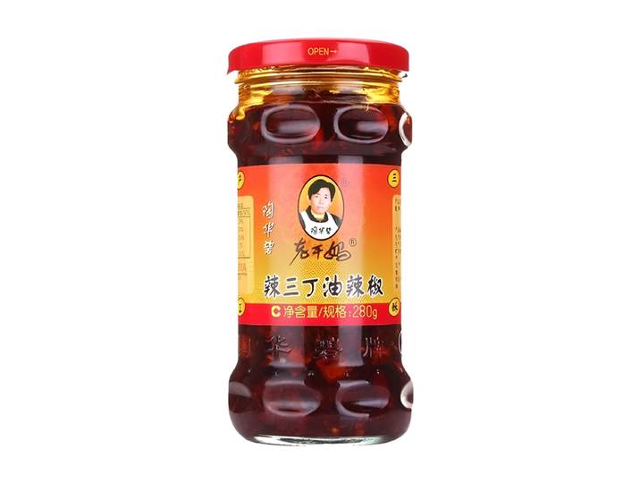 Lao Gan Ma chiliolie met drie gedroogde pepers 280 g