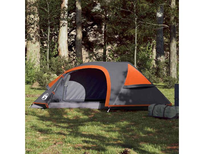 vidaXL Kuppel-Campingzelt 1 Person Orange Wasserdicht