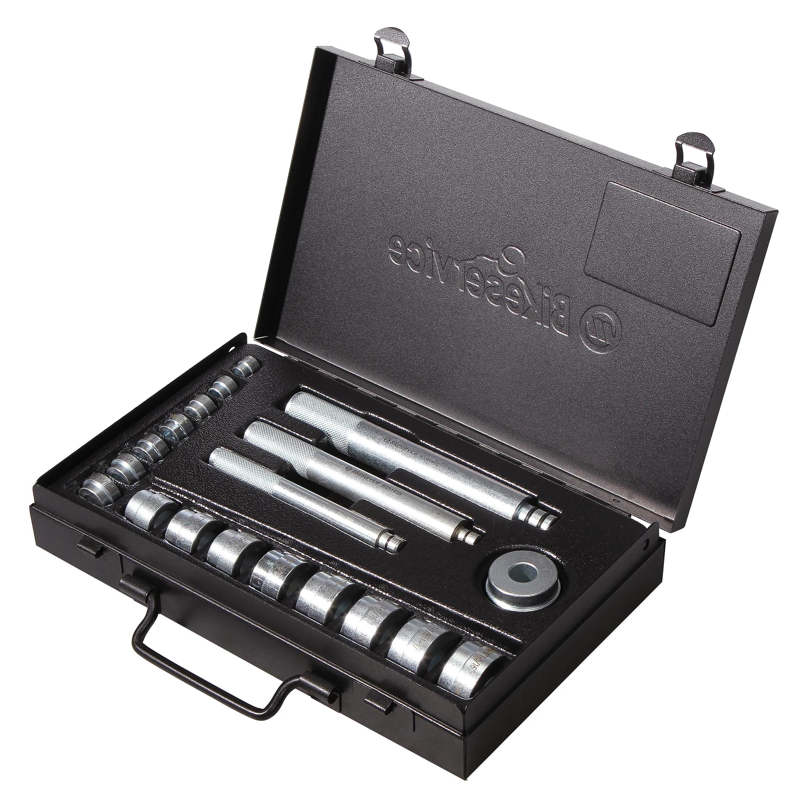 Bikeservice Bike Service Set installieren/entfernen Kugellager 10 - 42 mm (Werkzeug Keilrahmen)/Bush (BS9144)