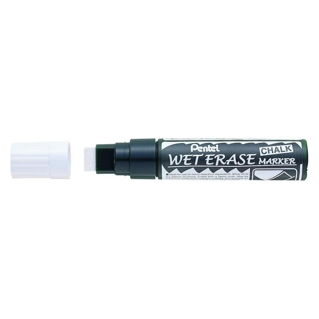 Pentel Deco-Marker "Wet Erase" SMW56, Keilspitze, weiá (1x) (SMW56-WO)
