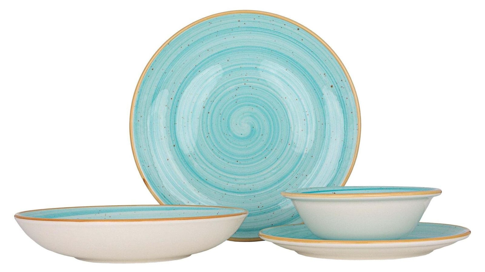 Bonna serviesset Aqua - 24-delig porseleinen servies voor 6 personen