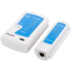 Lanberg NT-0401 Netzwerkkabel-Tester UTP/STP-Kabeltester Blau, Weiß