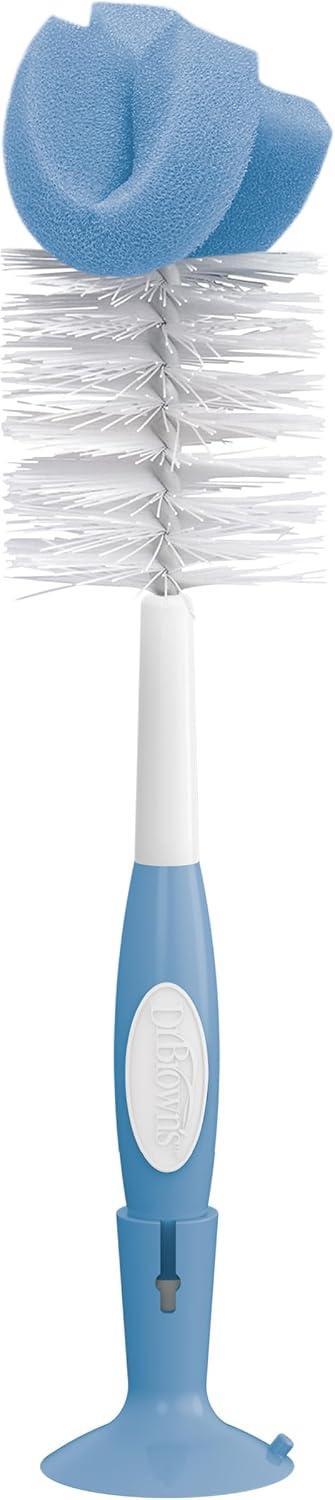 oCreon Flessenborstel - 1 stuk - Wit - Blauw