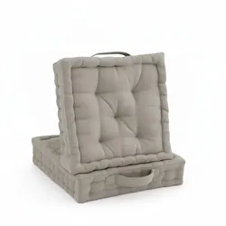 STUHLKISSEN Mila 50x50x10cm Taupe (2tlg)