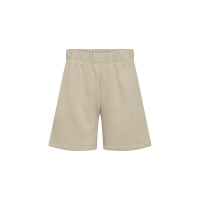 Shorts LEVETE ROOM "Levete Room Shorts LR-NUKA", Damen, Gr. S, Normalgrößen, 1195, island fossil, Obermaterial: 80% Baumwolle, 20% Polyester, Hosen Shorts