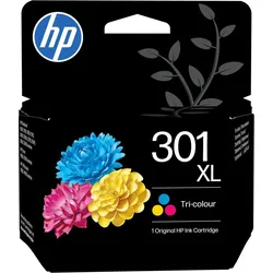 HP, Druckerpatrone, / 301XL Tri-color Ink Cartridge (C, M, Y)