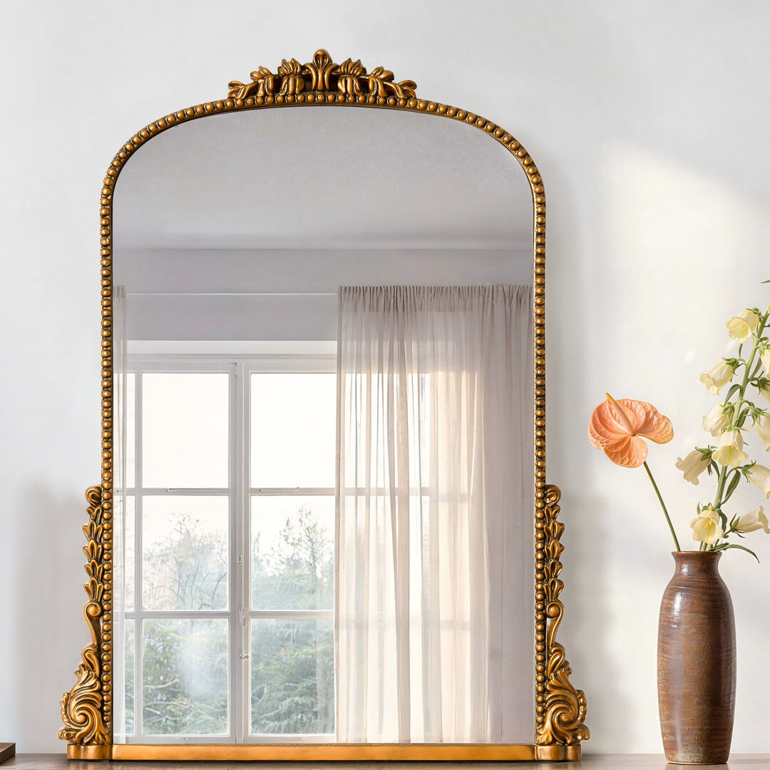 Blue Elephant Arch Antique Gold Wall Mirror for Wall Decor Antique Gold 80cm H x 60cm W