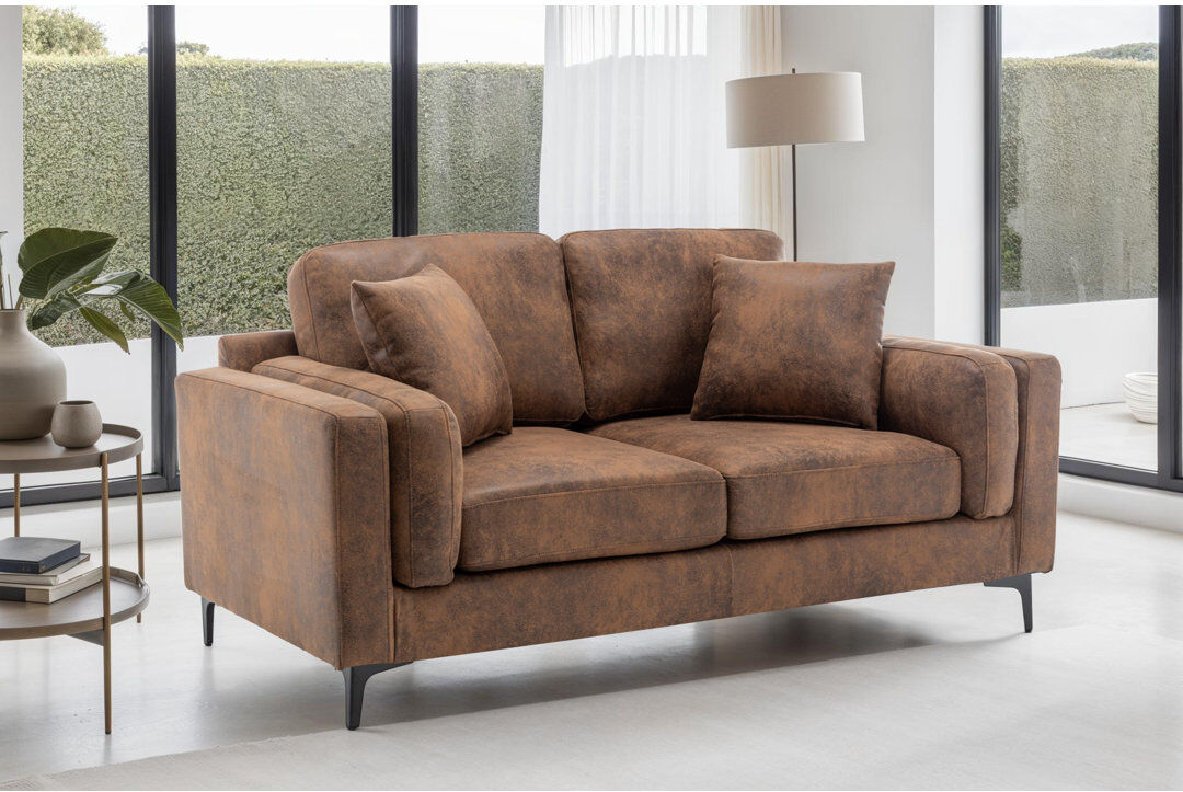 George Oliver Lininger Sofa Brown 2