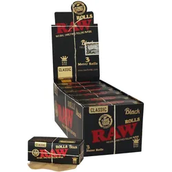 Black Classic Rolls King Size Rollen Longpape - 12 Rollen