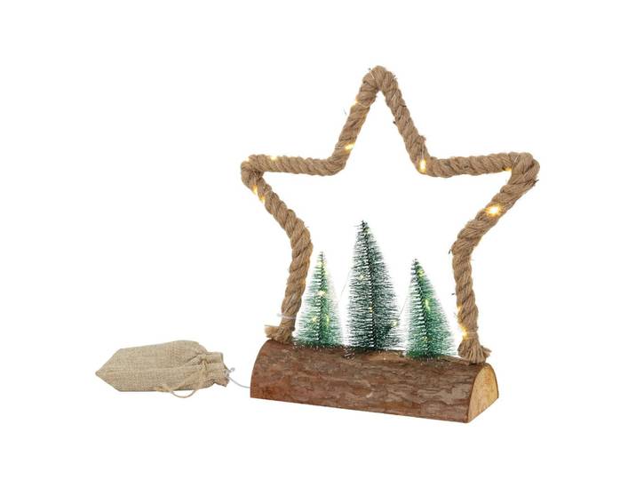 WEIHNACHT JUTE STERN