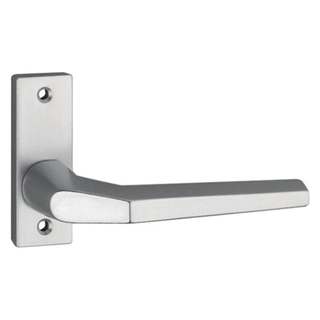 EDI Profiltürdrückerlochteil 1390/0800 Aluminium F1 käntig 8 mm gekröpft (Türgriff) (1390/0000/01)
