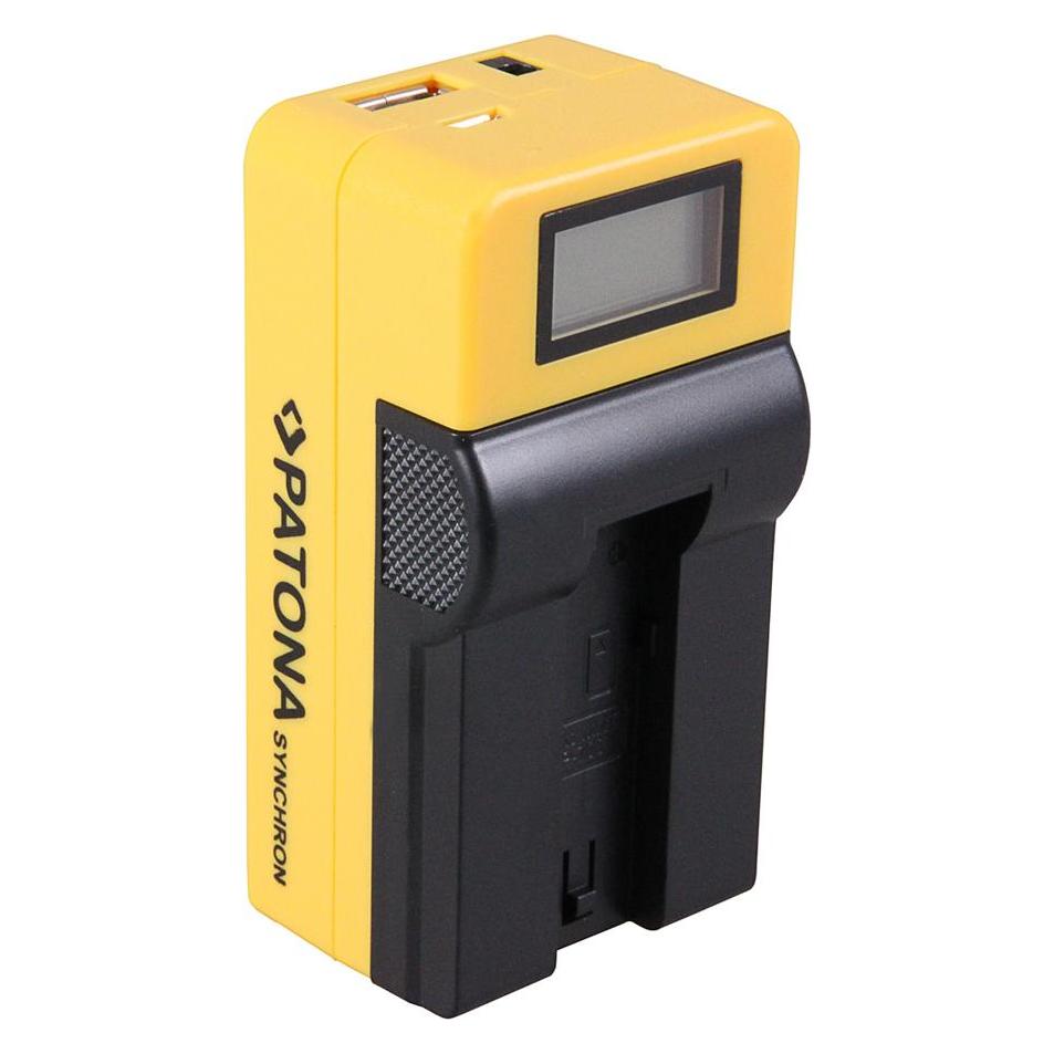 Patona Synchron USB Ladegerät f. Konica Minolta CSNP700 mit LCD-Display (Kamera Akku Ladegerät) (34353924)