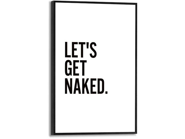 Poster REINDERS Quote , schwarz (farbe bild(er): schwarz, weiß), B:20cm H:30cm T:1,6cm, MDF, Bilder, Poster