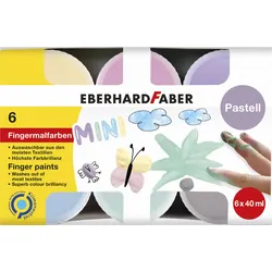 EBERHARD FABER Fingerfarben Pastell farbsortiert